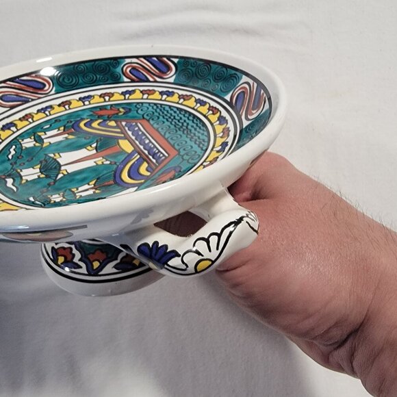 Vintage 60's/70's Greece Dish By D. Vassilopoulos - Picture 2 of 4